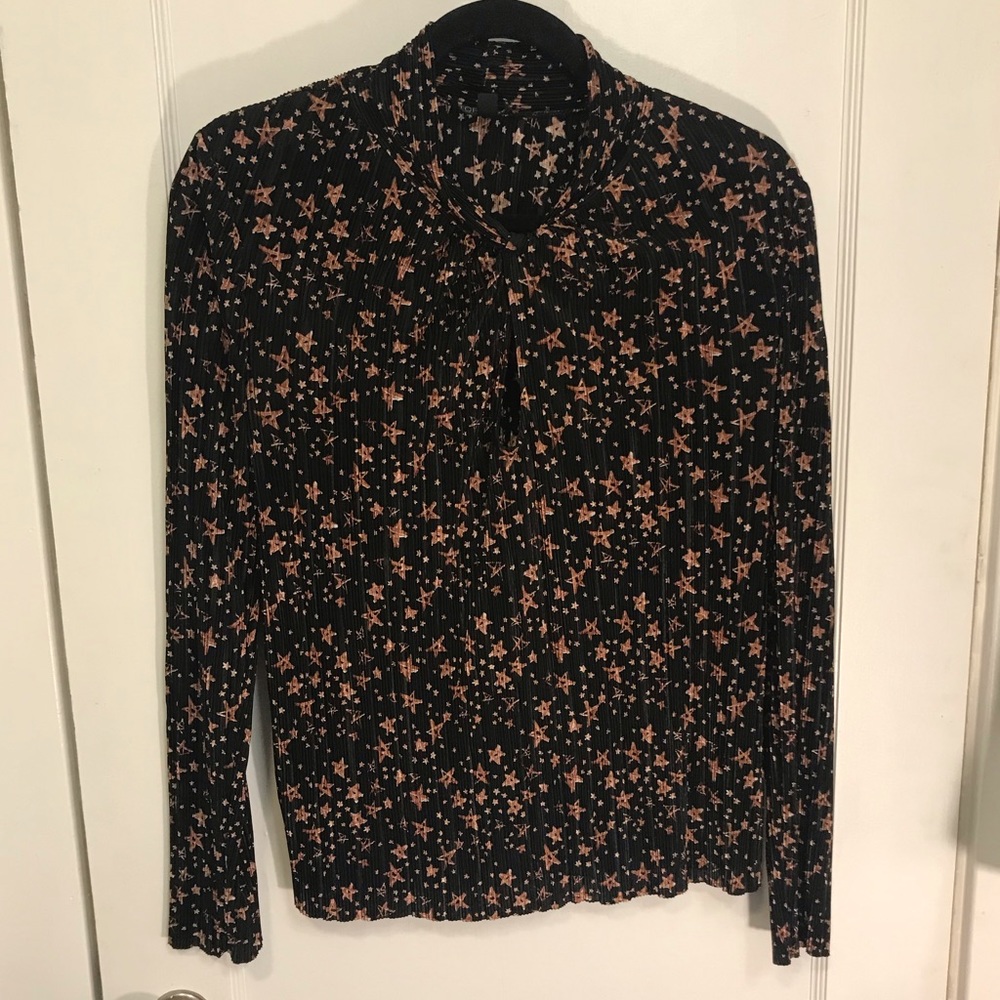 Star pattern Topshop blouse